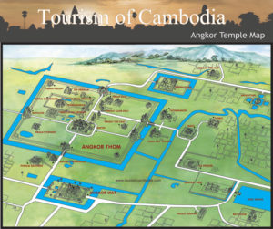 Angkor Temple Map